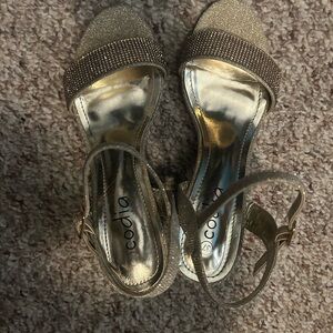 Women's Glittering Gold Sandals